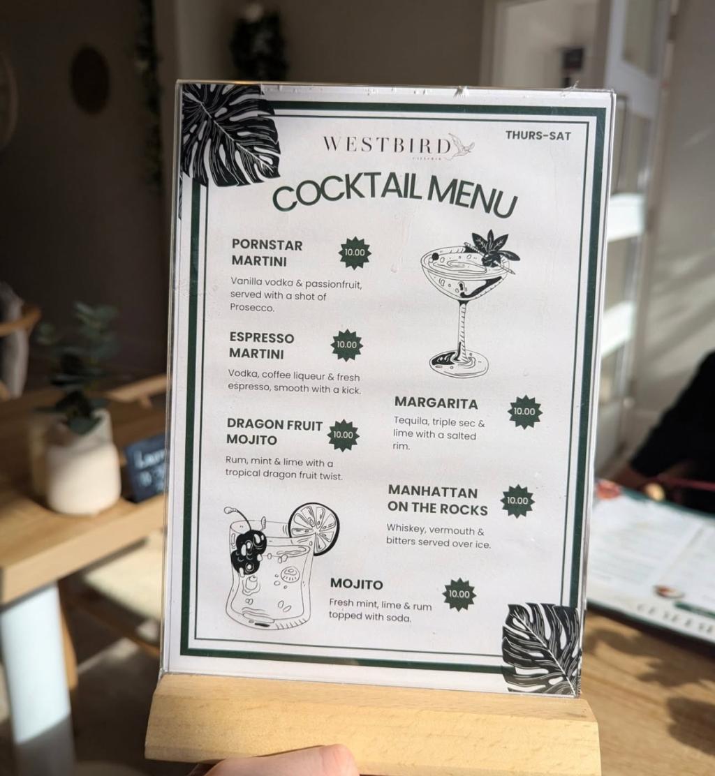 Westbird Cafe Bar & Restaurant Westbourne