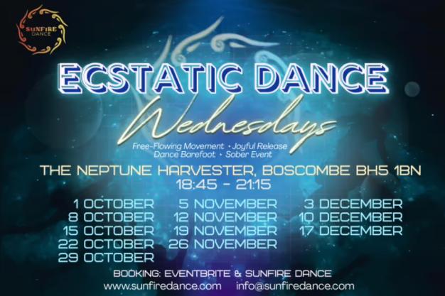 Ecstatic Dance Wednesdays at The Neptune Bar Boscombe