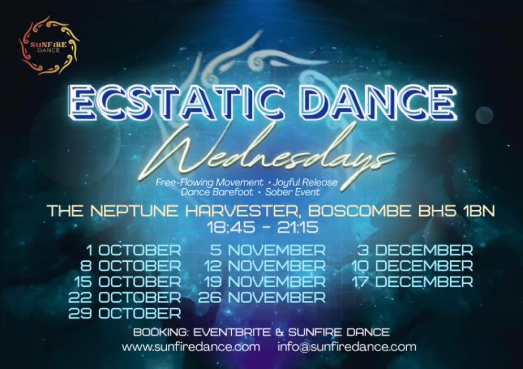 Ecstatic Dance Wednesdays at The Neptune Bar Boscombe