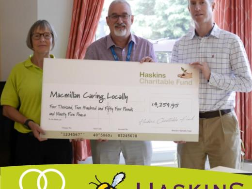 More Than £4,200 Donated to Christchurch Macmillan Unit After Employee Nomination