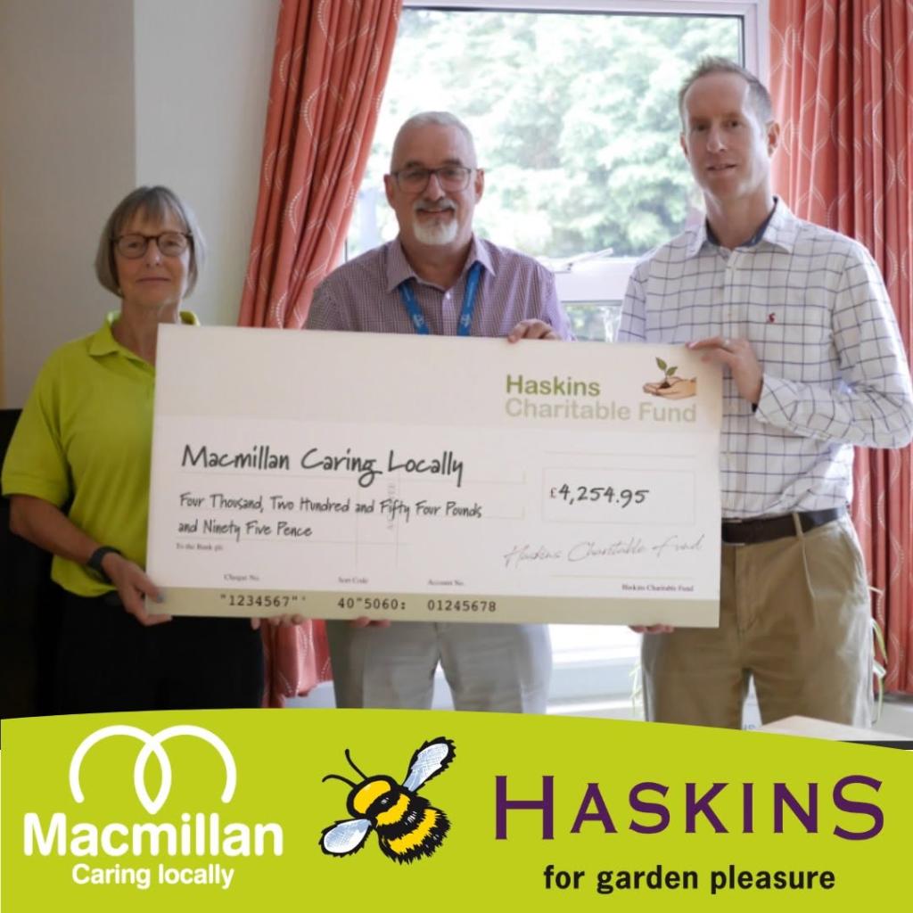 More Than £4,200 Donated to Christchurch Macmillan Unit After Employee Nomination