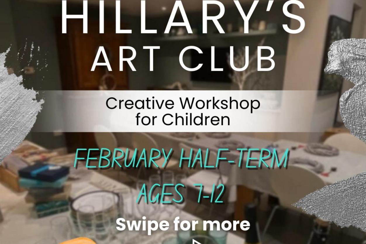 SPRING CREATIVE WORKSHOPS with Hillary’s Art Classes