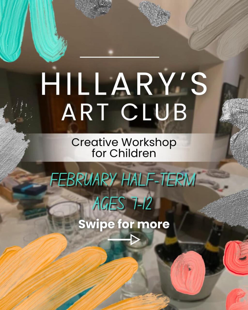 SPRING CREATIVE WORKSHOPS with Hillary’s Art Classes