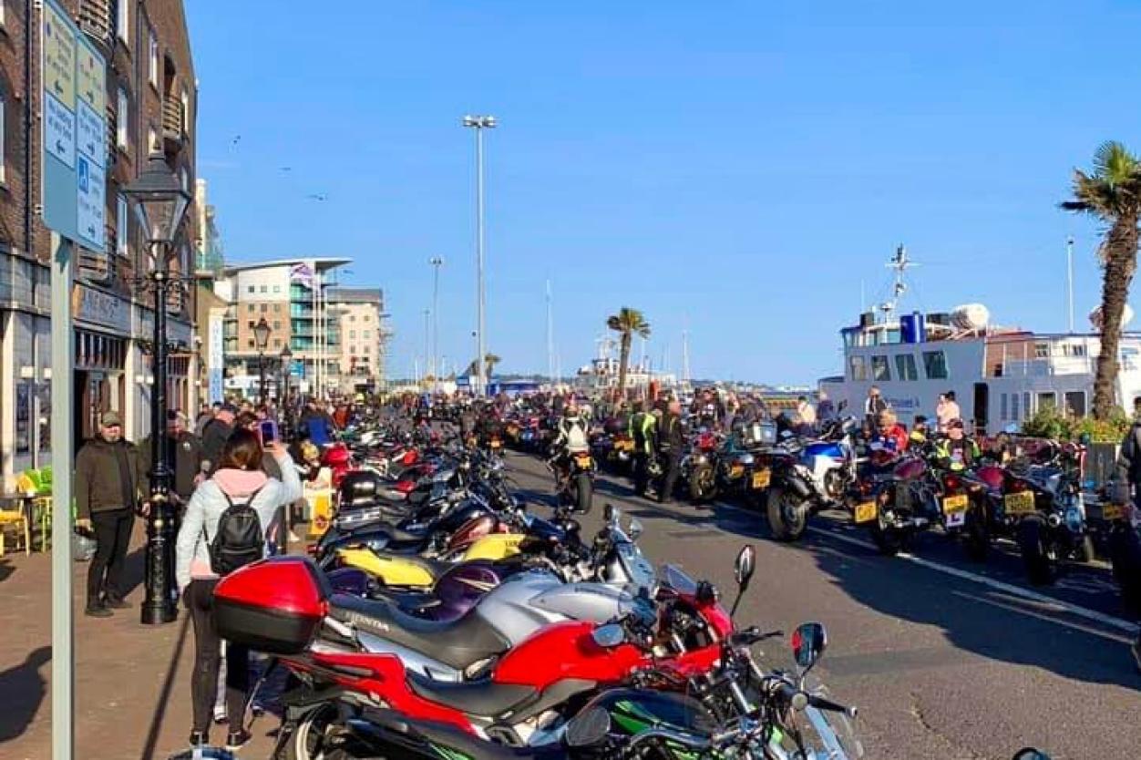 Bike Nights on Poole Quay