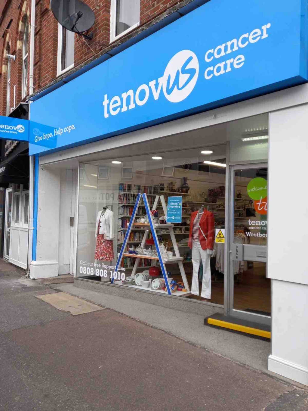 Tenovous Cancer Care Westbourne Charity Shop
