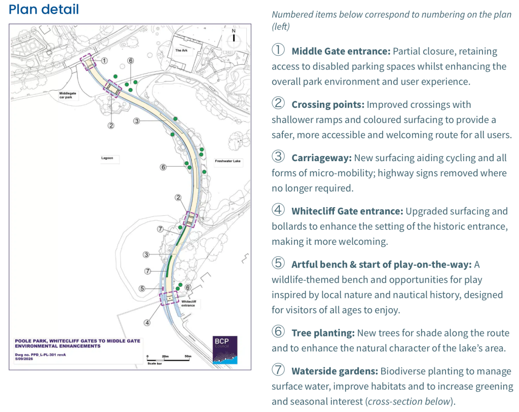Poole Park Improvements to Bring New Gardens, Trees and Better Accessibility