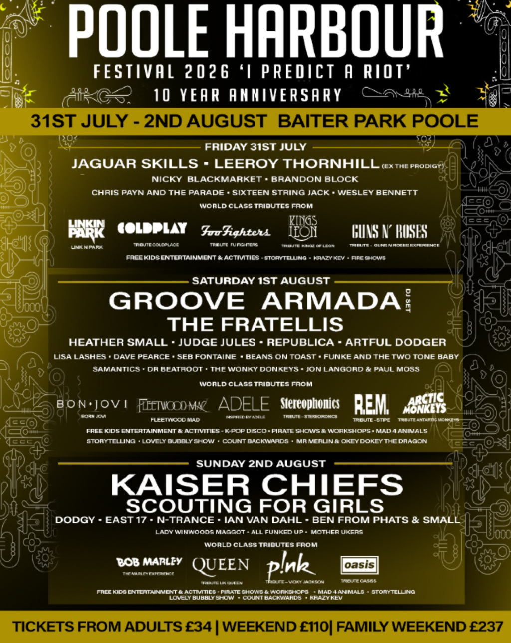 Poole Harbour Festival 2026 | 31 July - 2 August 2026