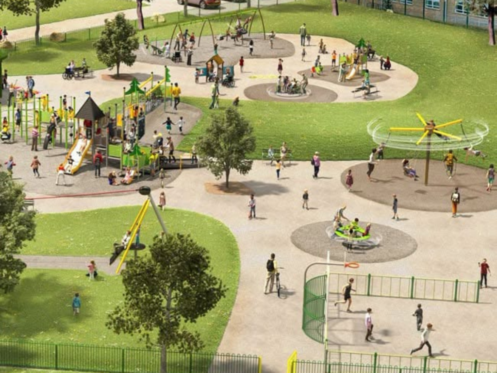 Kings Park Play Area Is Being Rebuilt with a More Inclusive Design
