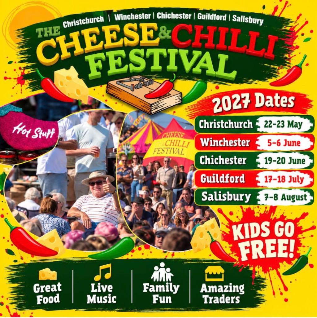 Save the Date: Christchurch Cheese & Chilli Festival Returns in May 2027