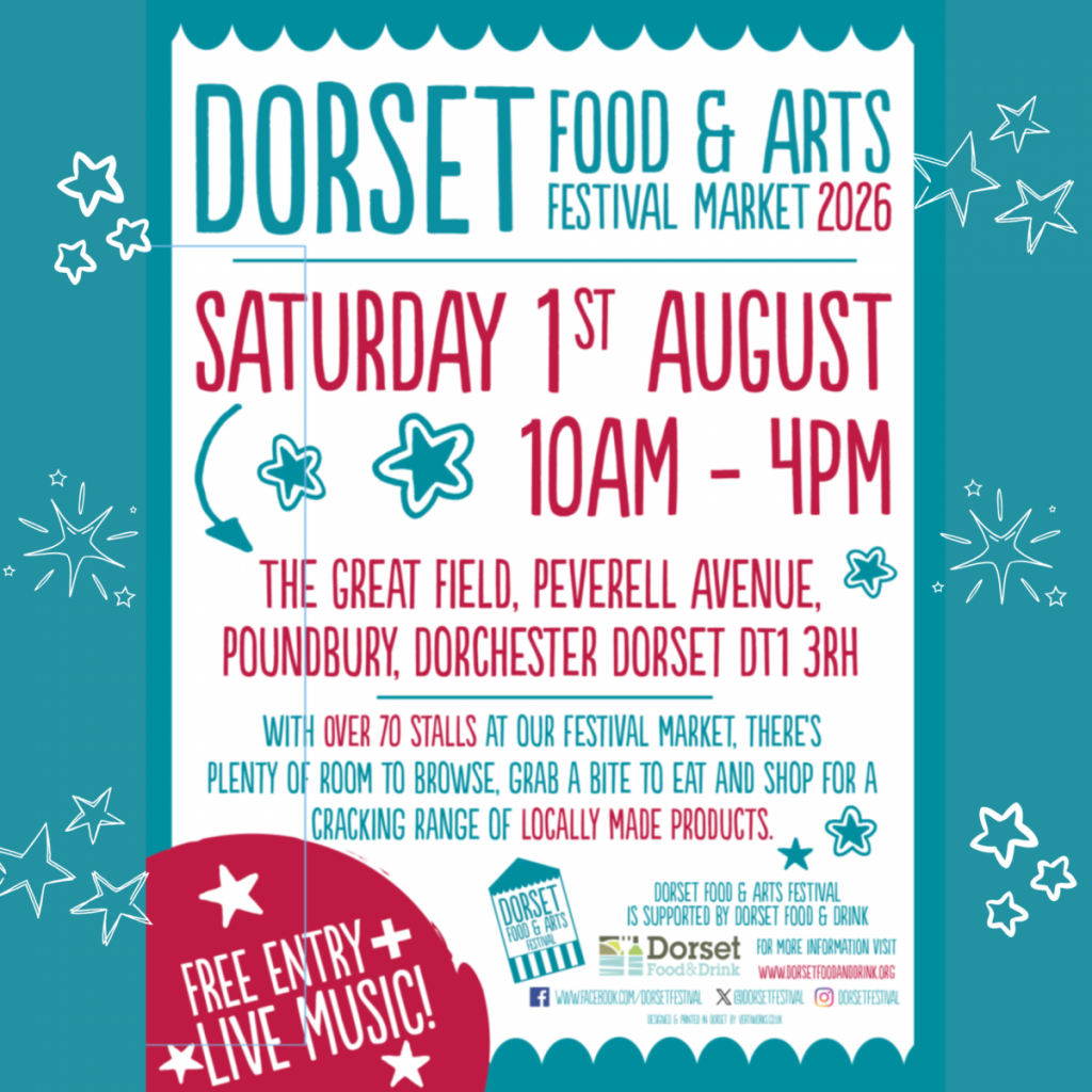 Dorset Food & Arts Festival: 1st August 2026