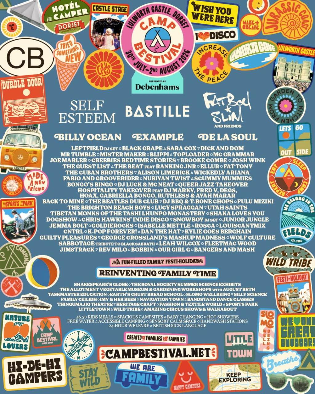 Camp Bestival Dorset | 30 July - 2 August 2026