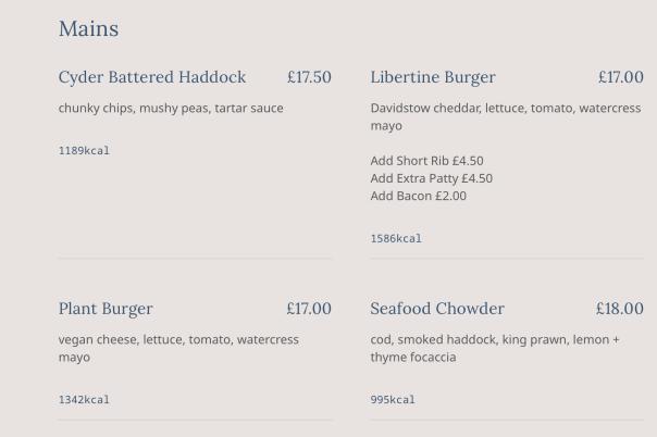 Sunday Roasts at The Libertine Westbourne