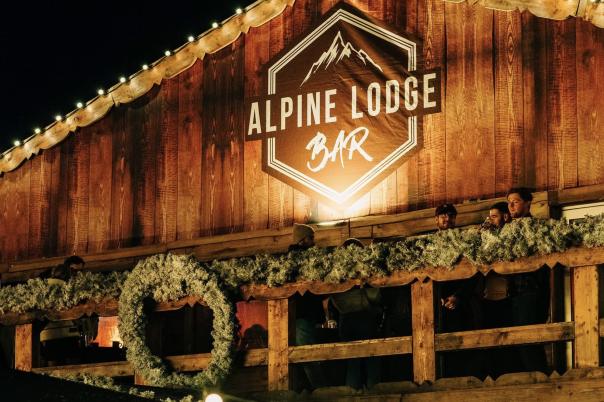 The Alpine Lodge Bournemouth at Christmas