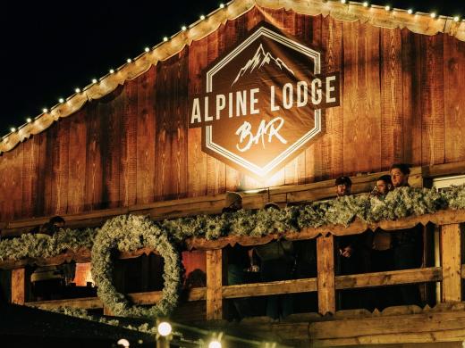 The Alpine Lodge Bournemouth at Christmas