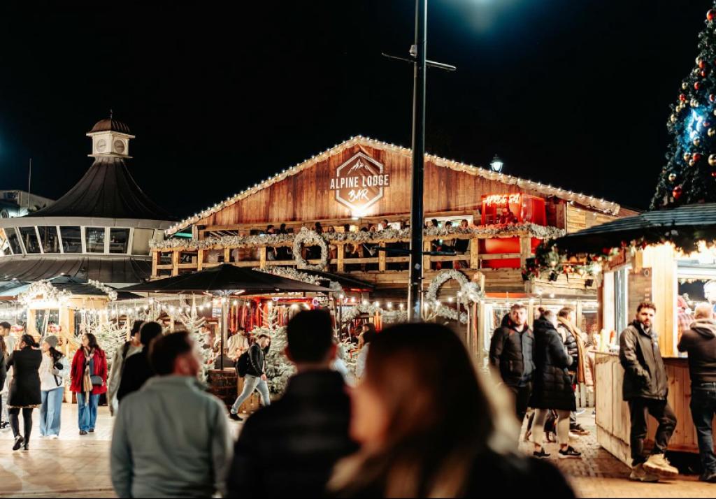 The Alpine Lodge Bournemouth at Christmas