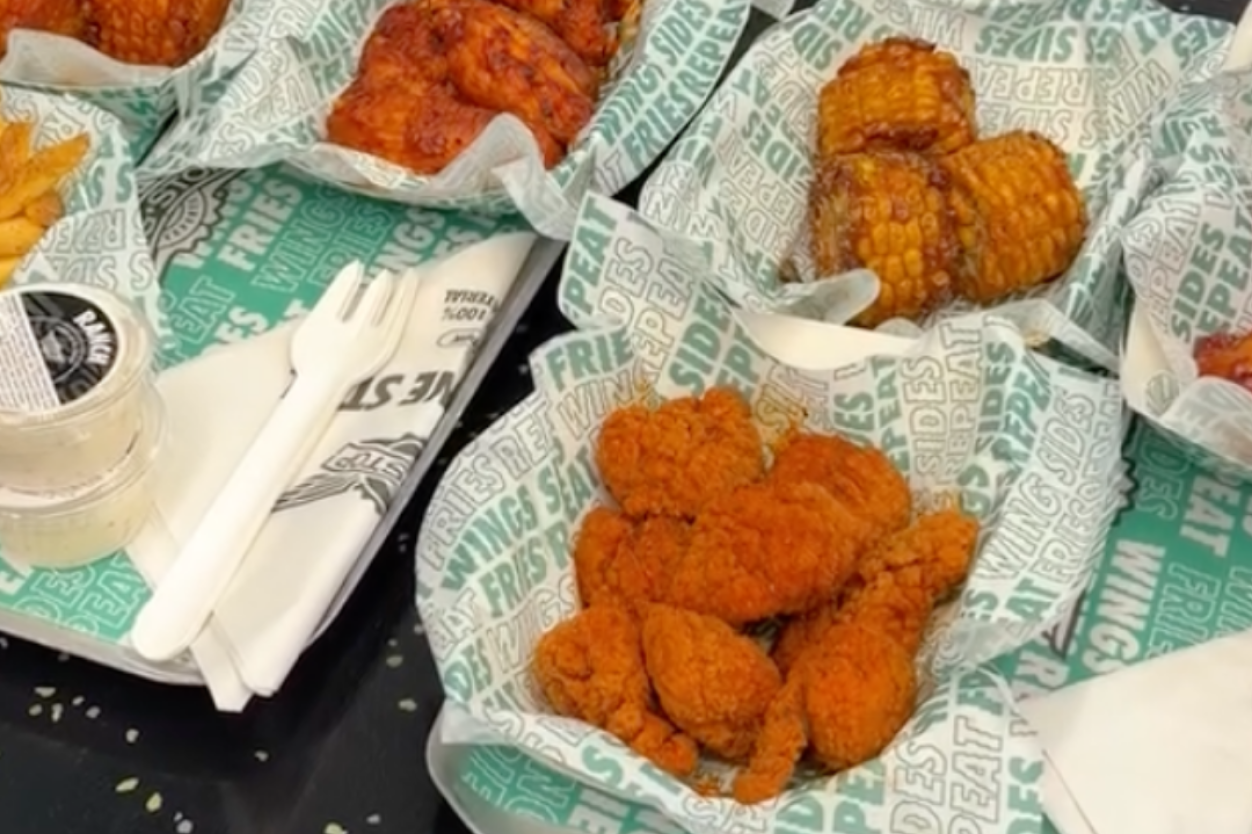 Hundreds Queue for Wingstop Bournemouth's Grand Opening