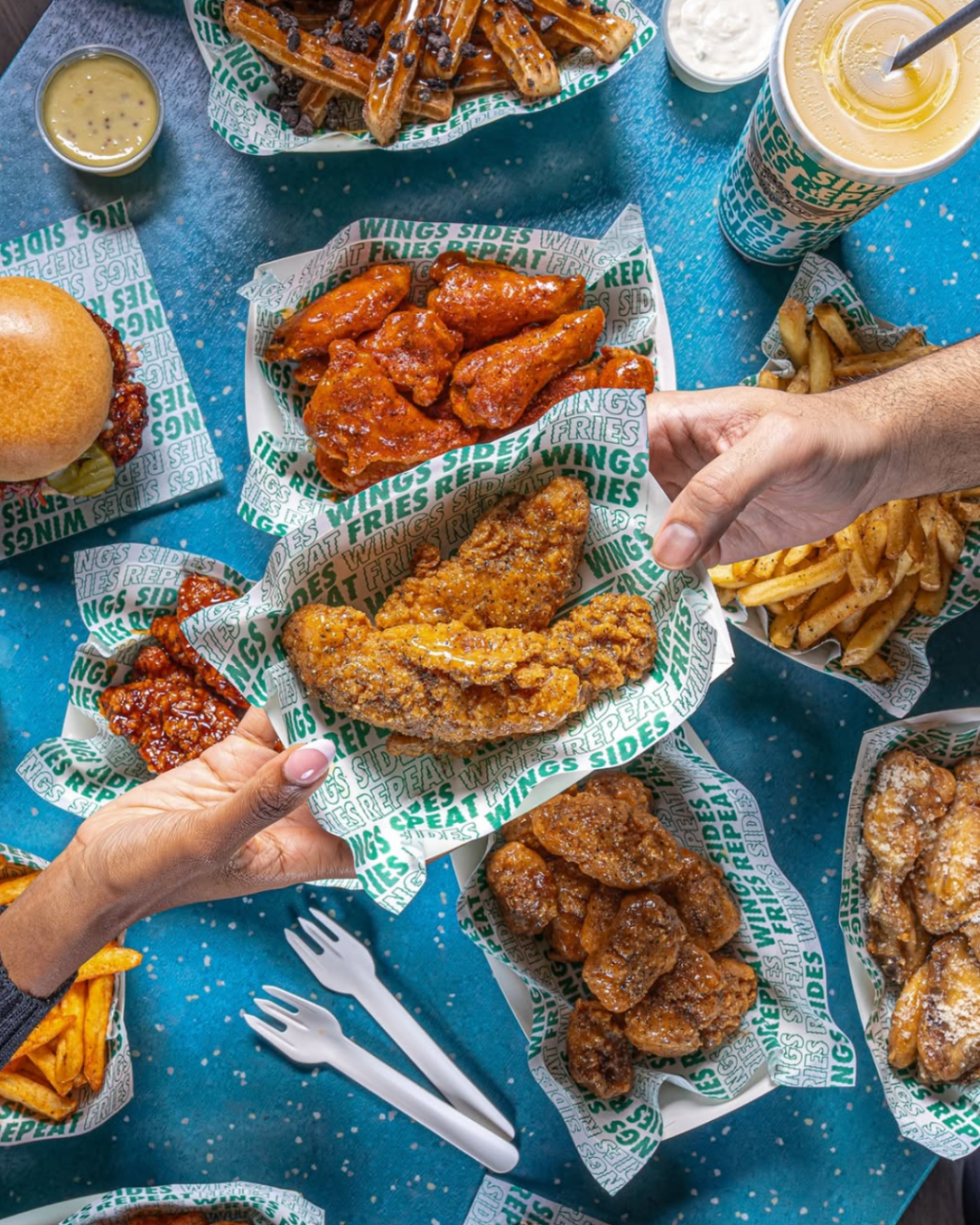 Hundreds Queue for Wingstop Bournemouth's Grand Opening