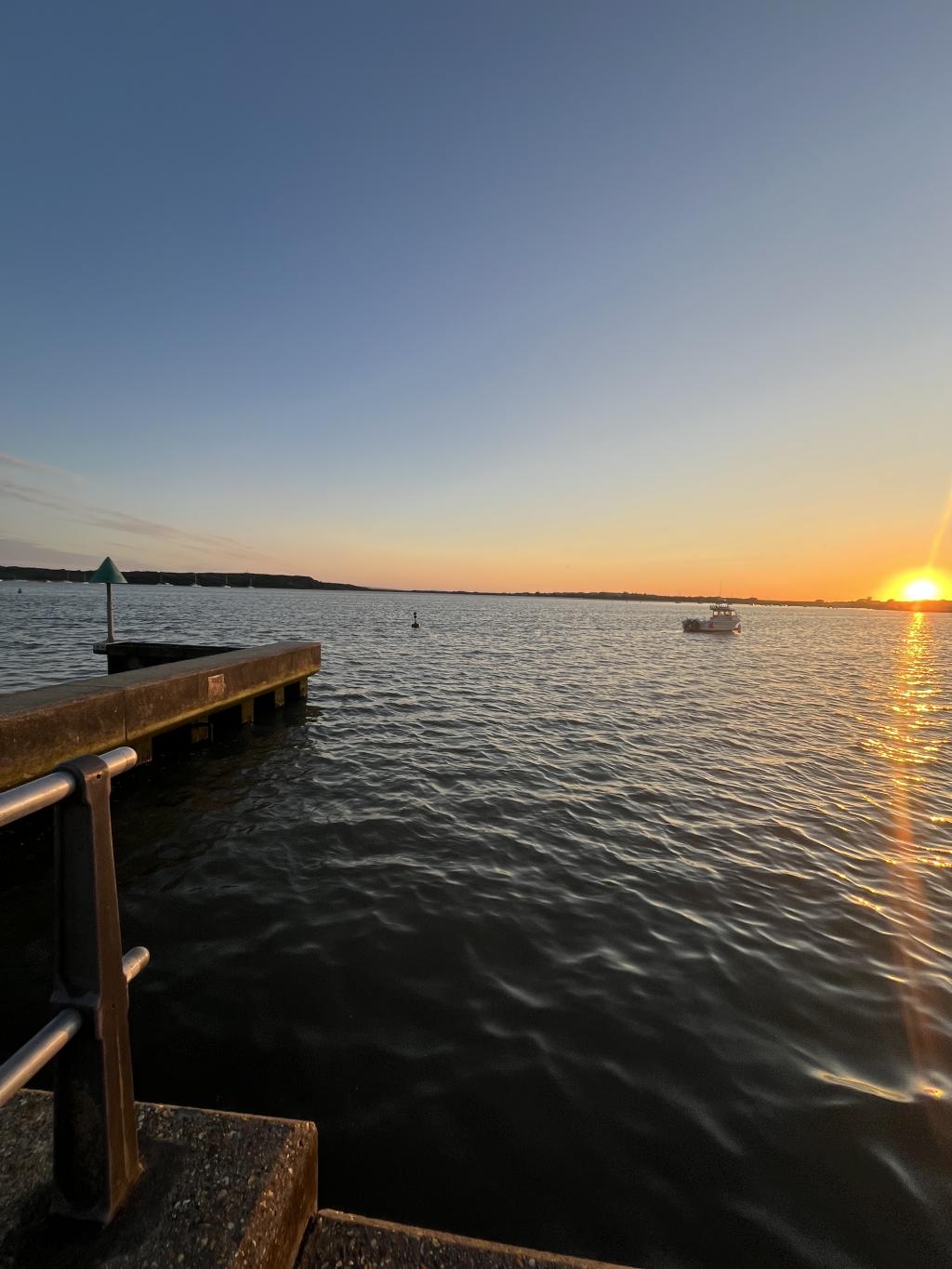 Crabbing at Mudeford Quay