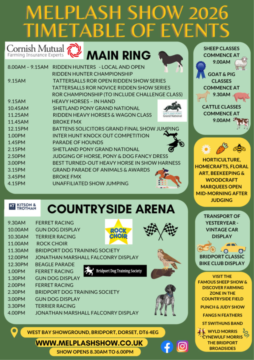 Melplash Show | 27 August 2026