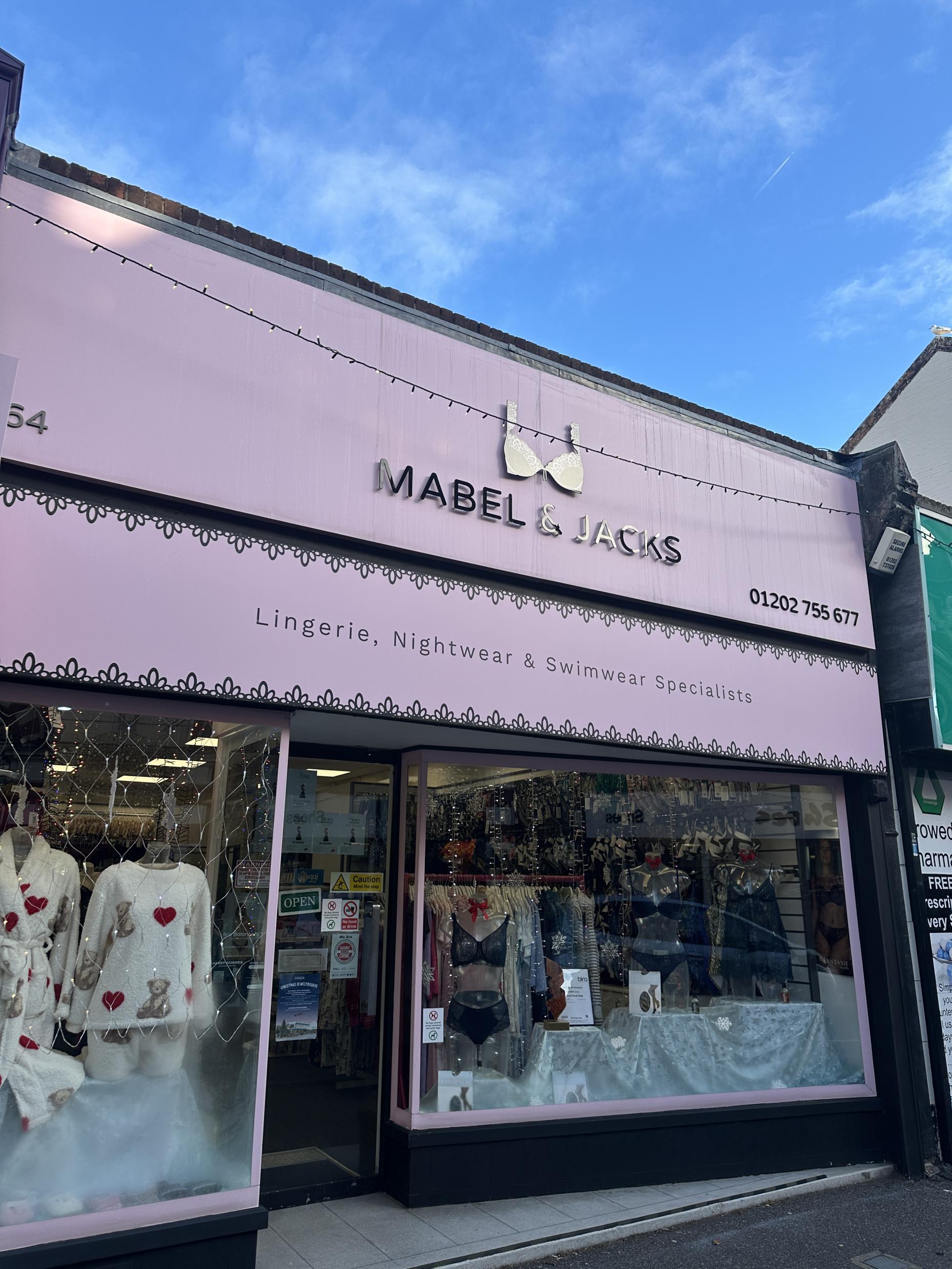 Mabel & Jacks Westbourne - Award Winning Lingerie Shop Bournemouth