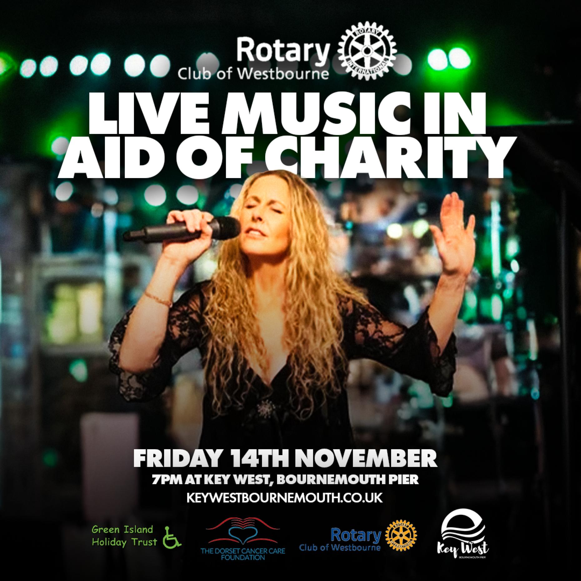 Rotary Westbourne Hosts Live Music Charity Event at Key West Bournemouth Pier