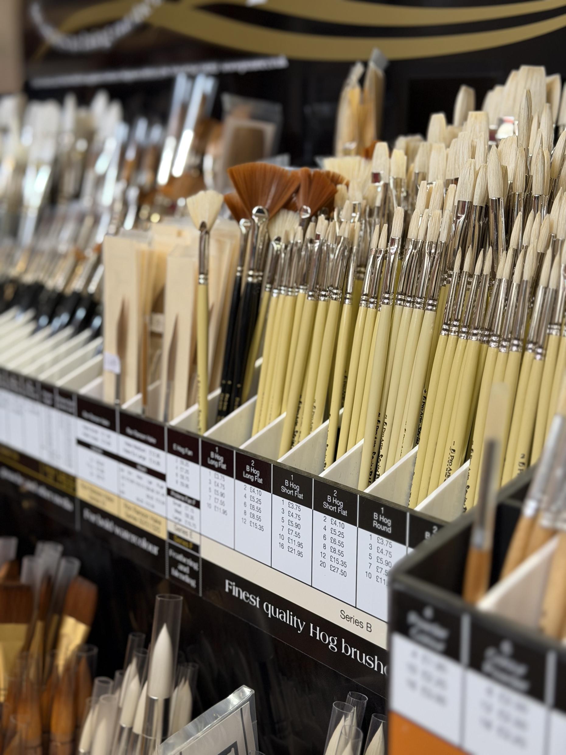Overbury’s Fine Art Supplies Westbourne | Art Shop Bournemouth