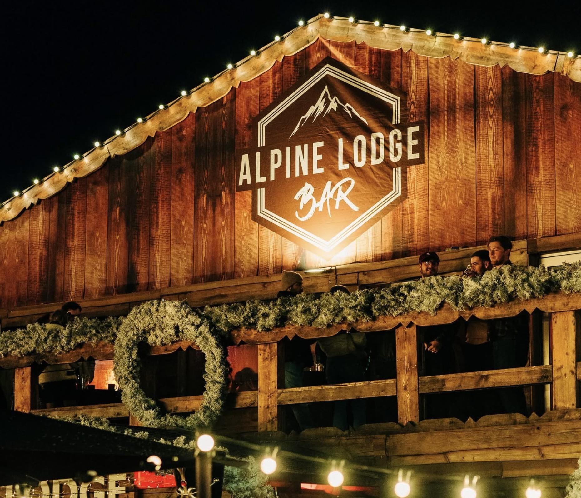 The Alpine Lodge Bournemouth at Christmas