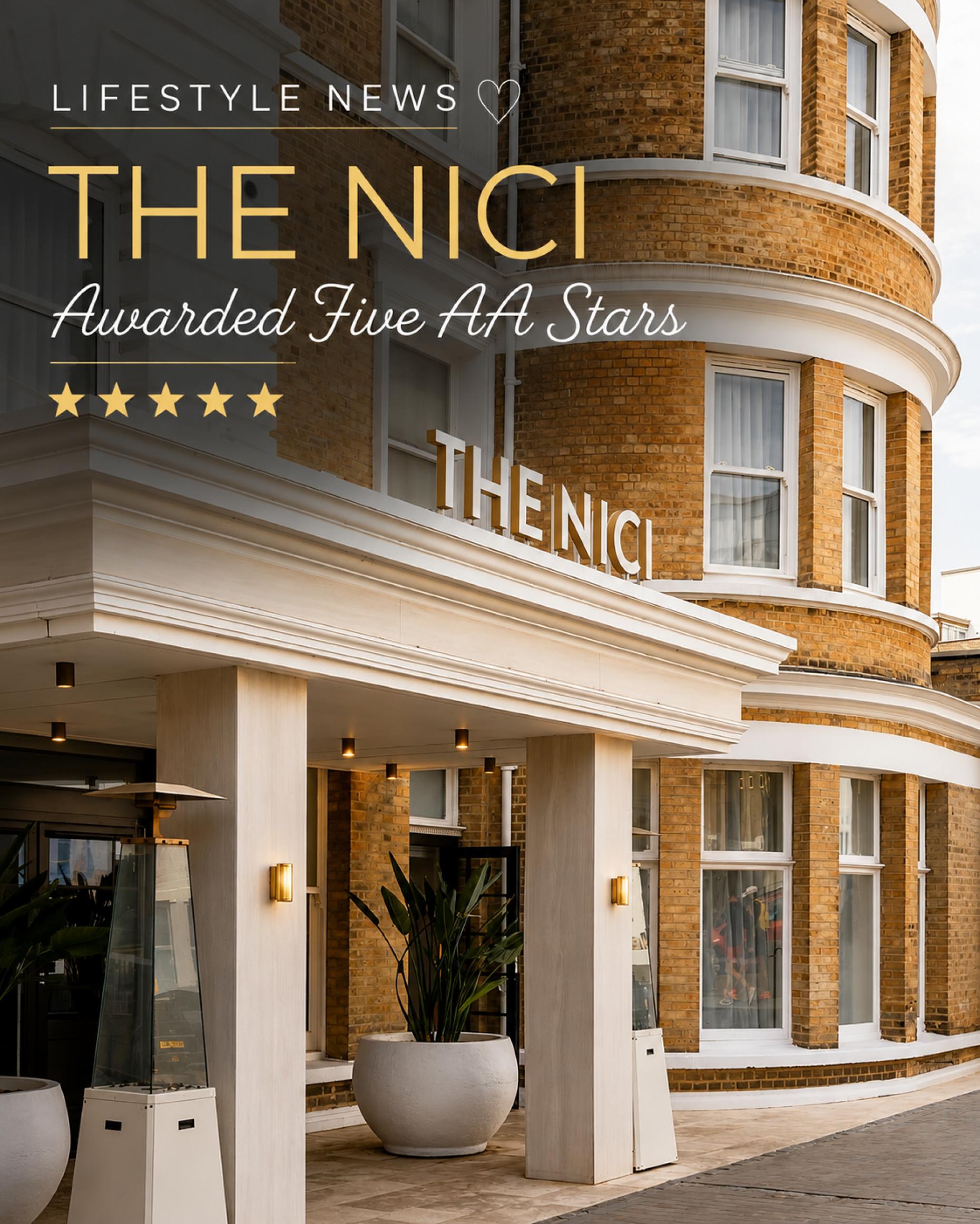 THE NICI Becomes Bournemouth’s First Five-Star AA Hotel in 26 Years